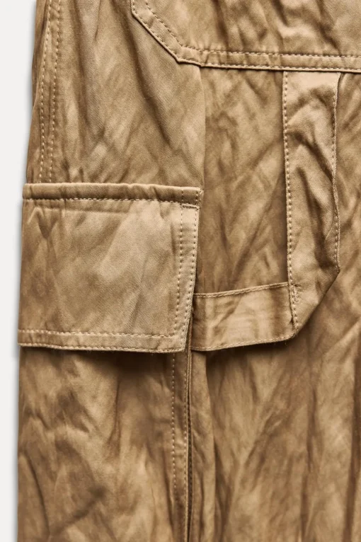 PANTALÓN CARGO ARRUGADO ZW COLLECTION