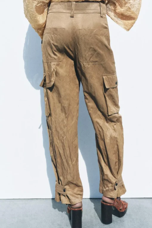 PANTALÓN CARGO ARRUGADO ZW COLLECTION