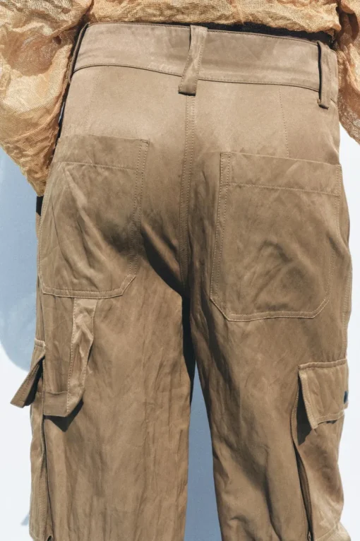 PANTALÓN CARGO ARRUGADO ZW COLLECTION