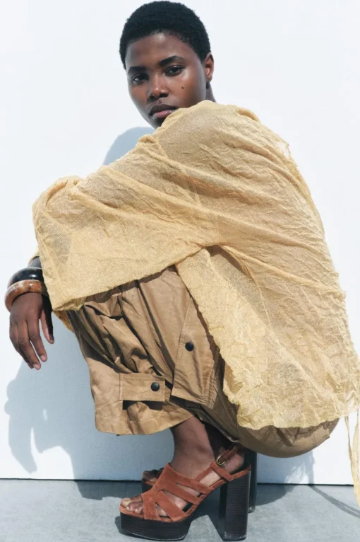PANTALÓN CARGO ARRUGADO ZW COLLECTION