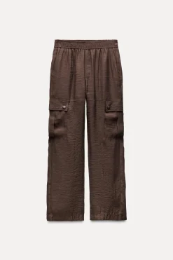 PANTALÓN CARGO SEMITRANSPARENTE