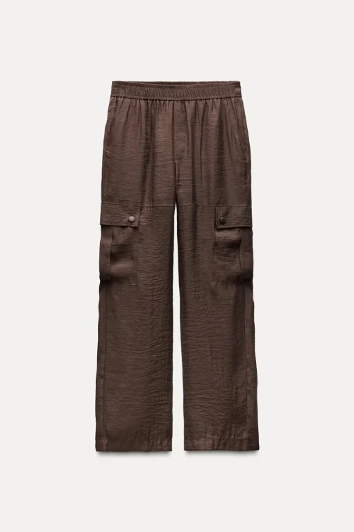 PANTALÓN CARGO SEMITRANSPARENTE