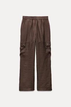 PANTALÓN CARGO SEMITRANSPARENTE