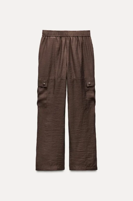 PANTALÓN CARGO SEMITRANSPARENTE