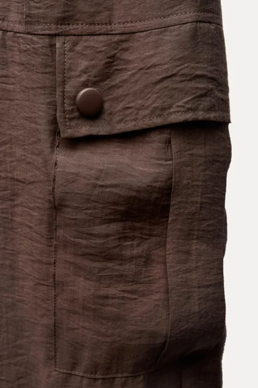 PANTALÓN CARGO SEMITRANSPARENTE