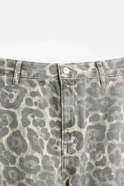 PANTALÓN CARPINTERO ESTAMPADO ANIMAL