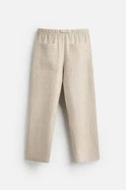PANTALÓN CINTURA JOGGER 100% LINO