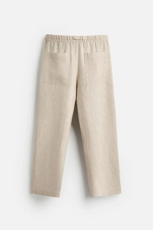 PANTALÓN CINTURA JOGGER 100% LINO