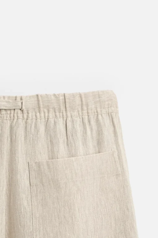 PANTALÓN CINTURA JOGGER 100% LINO