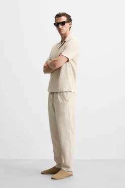 PANTALÓN CINTURA JOGGER PLIEGUES