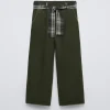 PANTALÓN CINTURÓN CUADROS