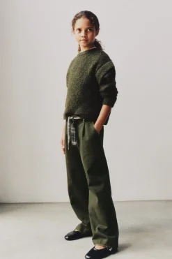PANTALÓN CINTURÓN CUADROS