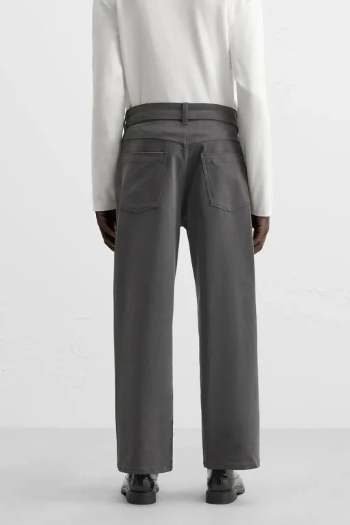 PANTALÓN CINTURÓN PLIEGUES