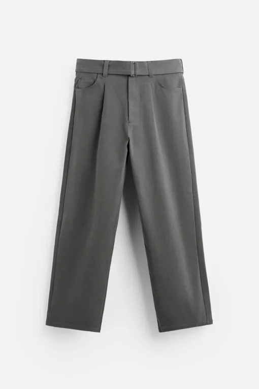 PANTALÓN CINTURÓN PLIEGUES