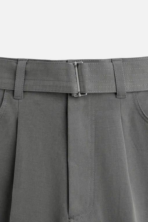 PANTALÓN CINTURÓN PLIEGUES