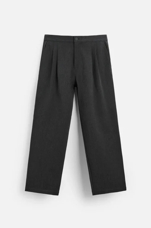 PANTALÓN CON VISCOSA PLIEGUES