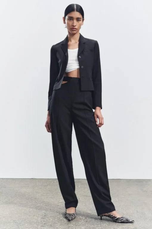 PANTALÓN CUT OUT CON LANA ZW COLLECTION