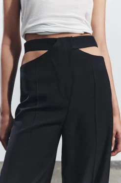 PANTALÓN CUT OUT CON LANA ZW COLLECTION