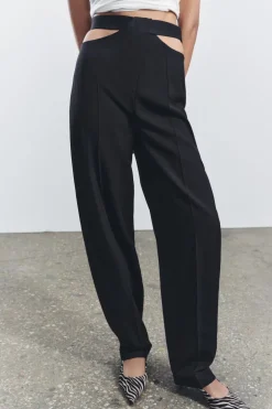 PANTALÓN CUT OUT CON LANA ZW COLLECTION