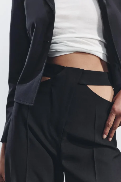 PANTALÓN CUT OUT CON LANA ZW COLLECTION