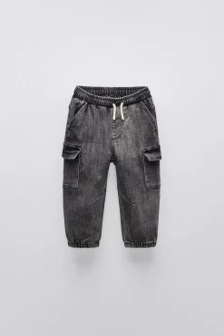 PANTALÓN DENIM CARGO