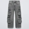 PANTALÓN DENIM MULTIBOLSILLOS