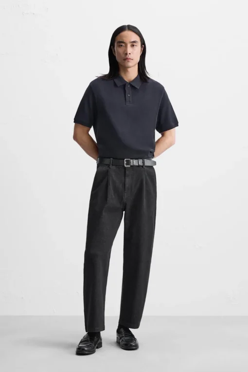 PANTALÓN DENIM PLIEGUES