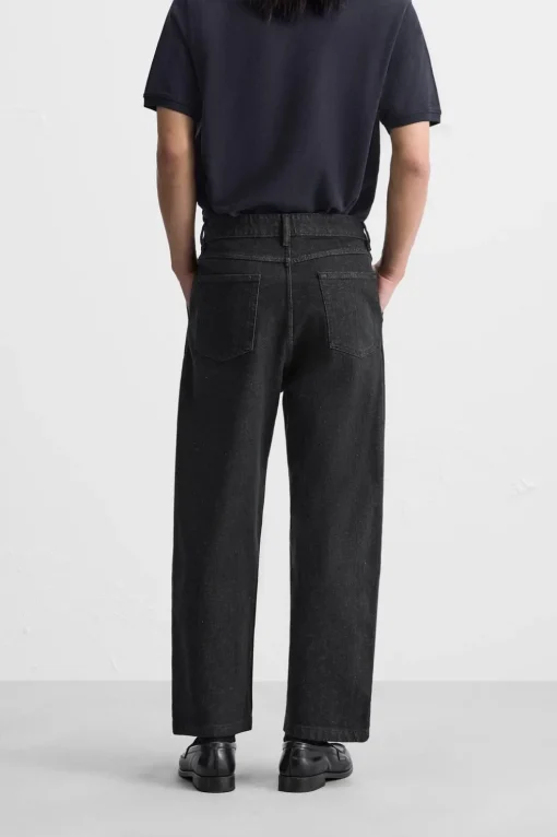 PANTALÓN DENIM PLIEGUES