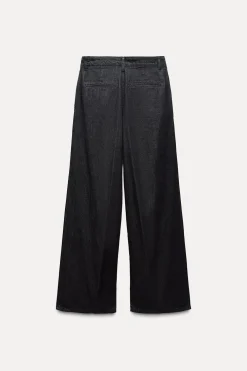 PANTALÓN DENIM TRF PINZAS