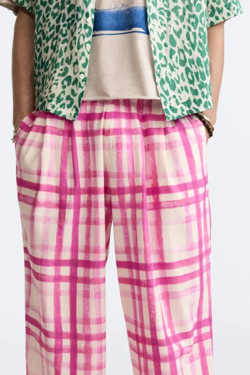 PANTALÓN ESTAMPADO CUADROS LIMITED EDITION