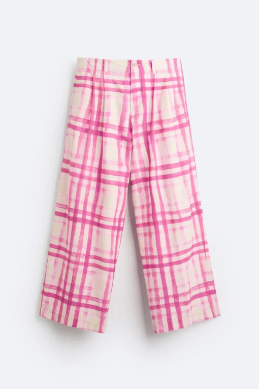 PANTALÓN ESTAMPADO CUADROS LIMITED EDITION