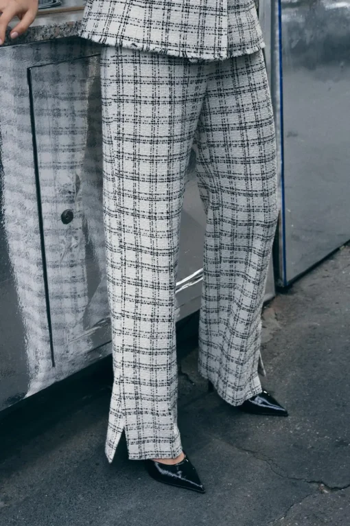 PANTALÓN ESTRUCTURA CUADROS
