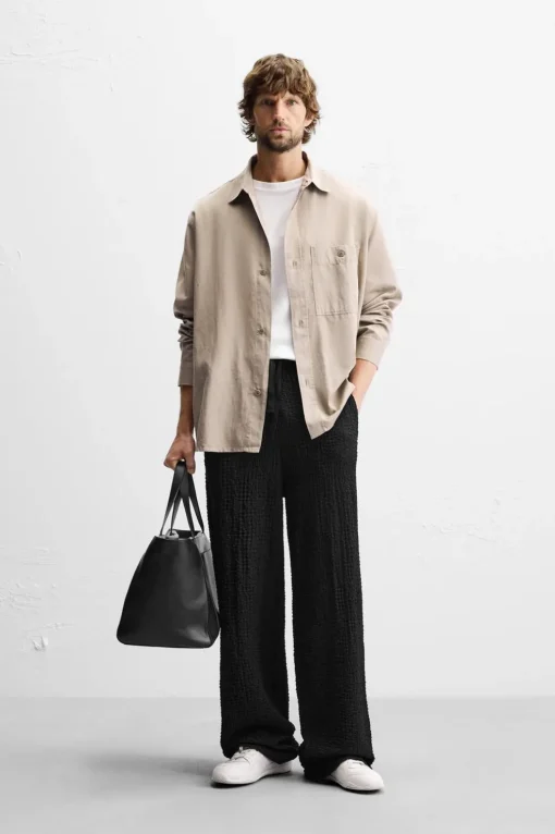 PANTALÓN ESTRUCTURA JACQUARD