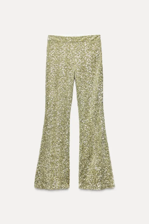PANTALÓN FLARE LENTEJUELAS