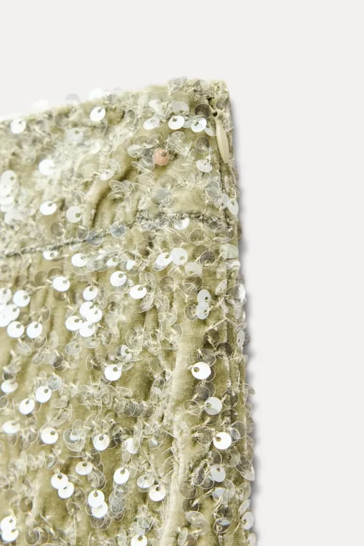 PANTALÓN FLARE LENTEJUELAS