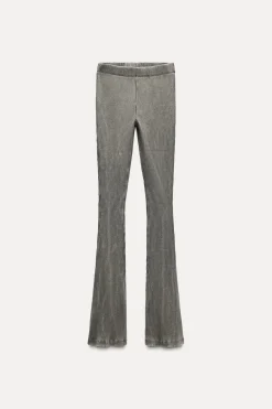 PANTALÓN FLARE RIB EFECTO LAVADO