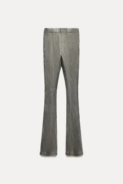PANTALÓN FLARE RIB EFECTO LAVADO