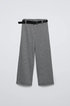 PANTALÓN JACQUARD CINTURÓN