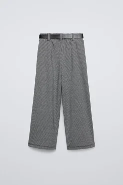 PANTALÓN JACQUARD CINTURÓN
