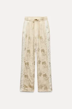 PANTALÓN JACQUARD FLORES