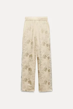 PANTALÓN JACQUARD FLORES