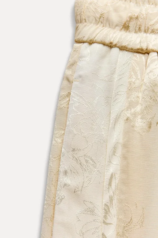 PANTALÓN JACQUARD FLORES