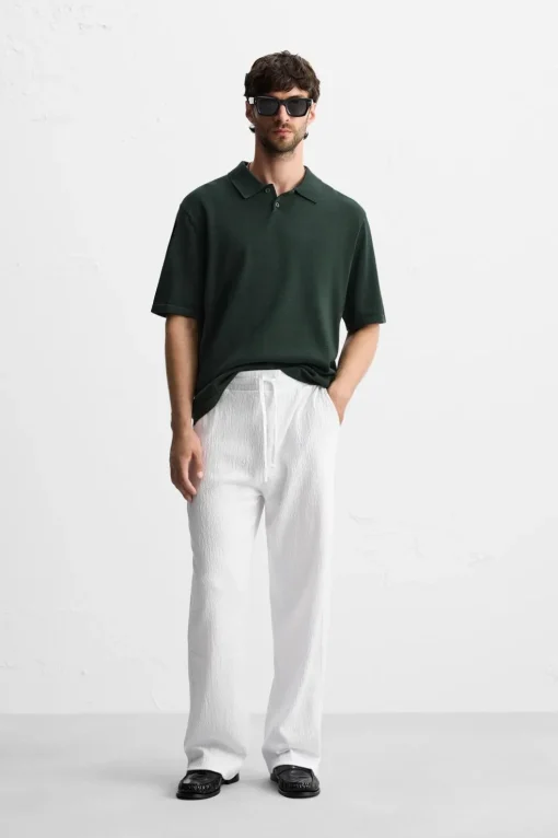 PANTALÓN JACQUARD RELAXED FIT