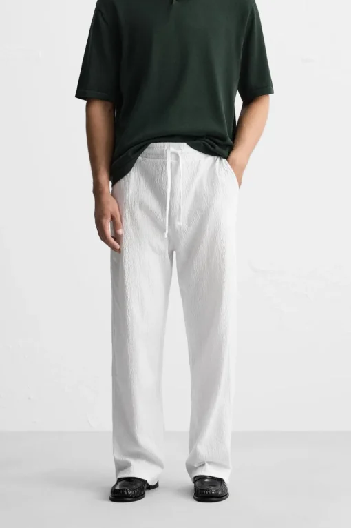 PANTALÓN JACQUARD RELAXED FIT