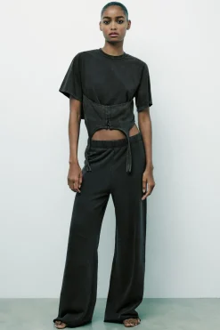 PANTALÓN JOGGER PALAZZO EFECTO LAVADO