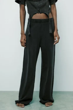 PANTALÓN JOGGER PALAZZO EFECTO LAVADO