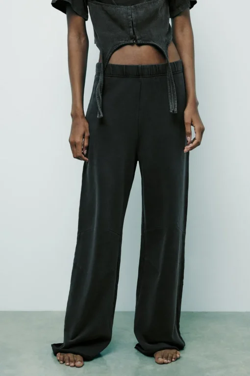 PANTALÓN JOGGER PALAZZO EFECTO LAVADO