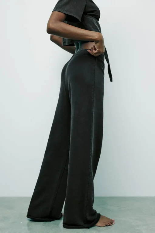 PANTALÓN JOGGER PALAZZO EFECTO LAVADO