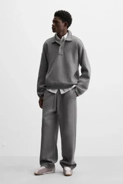 PANTALÓN JOGGER PUNTO COSTURAS IRREGULARES