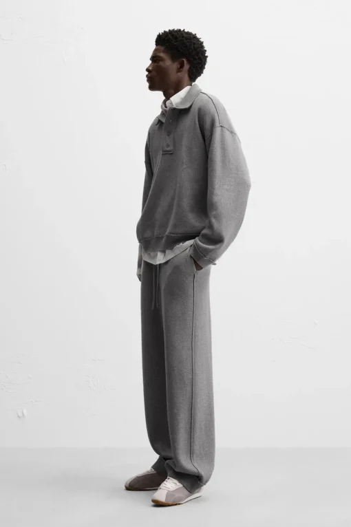 PANTALÓN JOGGER PUNTO COSTURAS IRREGULARES